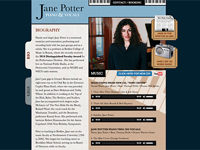Jane Potter Website